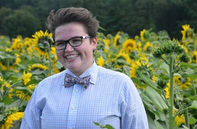 Abe and Sunflowers, Maryland